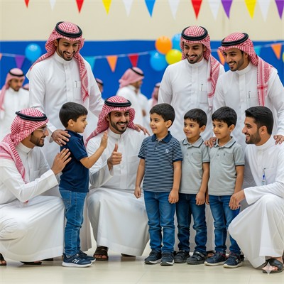 حفل تشجيع الأولاد الأيتام